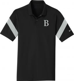 Men's Nike Dri-Fit Polo, Black /Grey